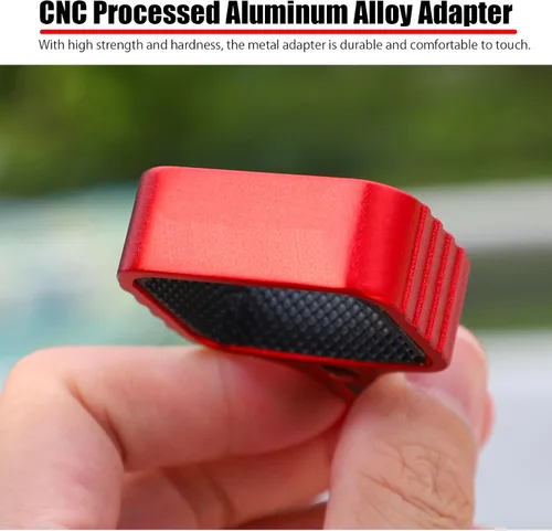 Vista 2 de Pocket3 Adaptador de aluminio para DJI Osmo Pocket 3 Accesorios de expansión de cámara 1/4 '' hilo conectar trípode correa de cabeza abrazadera