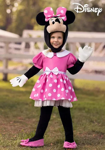 Vista 2 de Disfraz de Minnie Mouse de Disney para niños pequeños