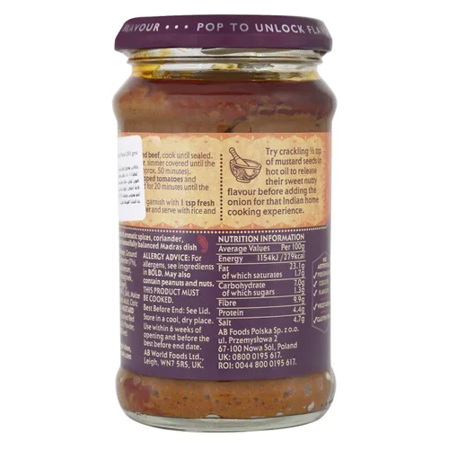 Vista 2 de Pataks - Pasta de especias Madras - 9.98 oz