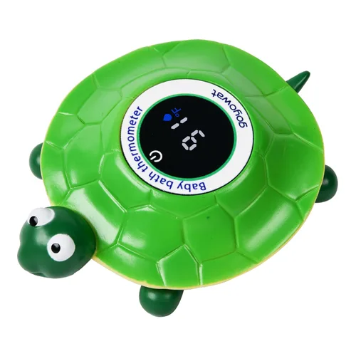 Vista 9 de Termómetro de bañera para bebé, juguete azul de avión, monitor digital flotante de temperatura del agua con pantalla LED y alarma de color, adecuado