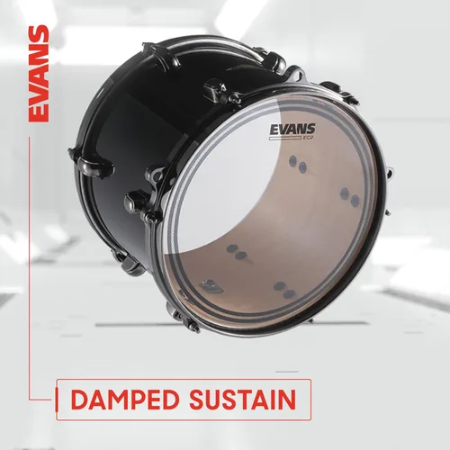 Vista 5 de Evans Cabezas de tambor - EC2S Clear Rock Tompack (25.4 cm, 30.5 cm, 40.6 cm)