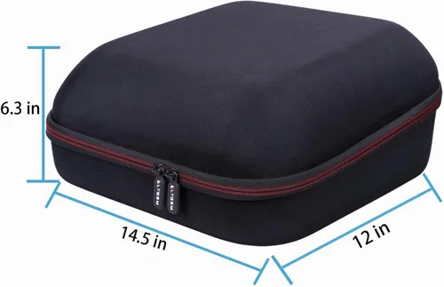 Vista 2 de LTGEM - Funda compatible con máquina de prensa de calor inteligente Cricut EasyPress 2/3 (12 x 10 pulgadas), negro y gris