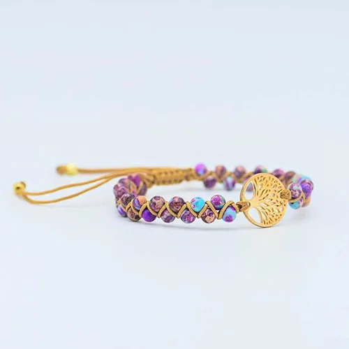 Vista 40 de ZOSOJONA - Pulseras bohemias hechas a mano de piedra natural, que dan vuelta, con cuentas de cristal de turquesa