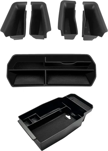 Vista 9 de CDEFG for 2023 2024 2025 2026 Mazda CX-50 Center Console Organizer Tray Negro para Cx50