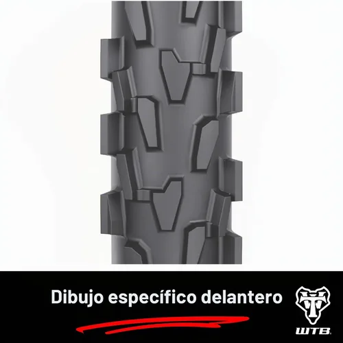 Vista 3 de WTB Velociraptor - Neumático para bicicleta de montaña (26 x 2.1 pulgadas), banda de rodadura agresiva para senderos técnicos y superficies rocosas