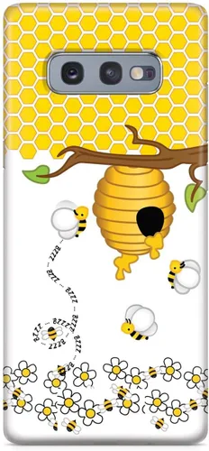 Vista 23 de Inspired Cases - Funda con textura 3D para iPhone Xs Max - Funda protectora de goma para iPhone Xs Max de Apple - Honey Bee