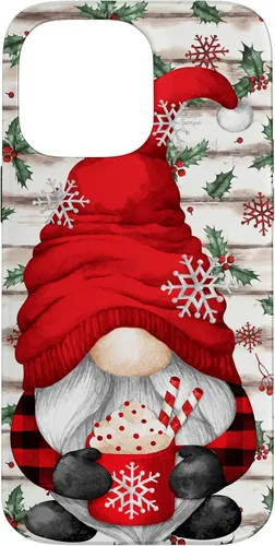 Vista 21 de Cute Christmas Gnome for Women with Hot Cocoa Mug for Xmas Case for iPhone 17