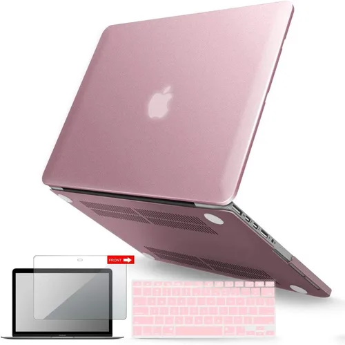 Vista 32 de IBENZER Compatible con MacBook Pro de 13 pulgadas 2015 2014 2013 finales 2012 A1502 A1425, carcasa rígida y cubierta de teclado y protector
