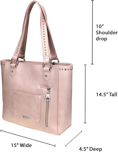 Vista 5 de Montana West Western - Bolso de mano con flecos cruzados