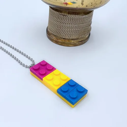 Vista 2 de Mall of Style Collar pansexual para hombre, accesorios de orgullo LGBT, joyería pansexual para mujer, accesorios pansexuales, cosas pansexuales