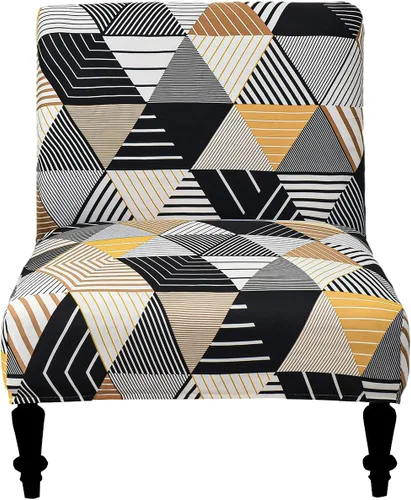 Vista 31 de Funda para Silla Sin Brazos Eco-Ancheng Desmontable Fundas para Sillas Decorativas Sin Brazos Lavables Funda para Silla Deslizante Sin Brazos Funda