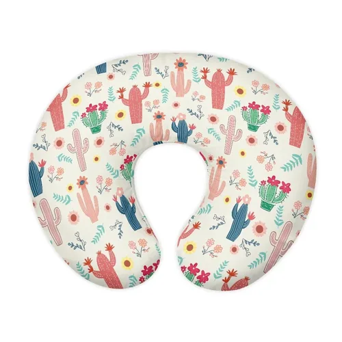 Vista 19 de Forchrinse Bee Daisy - Funda de almohada de lactancia elástica para bebé, fundas de lactancia extraíbles para almohada de lactancia, bonita funda