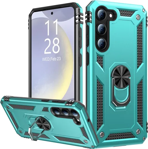 Vista 16 de IKAZZ Funda para Galaxy S21, Grado Militar Resistente a Golpes de Servicio Pesado Cubierta Protectora para Teléfono Pasa Prueba de Caída de 16 pies