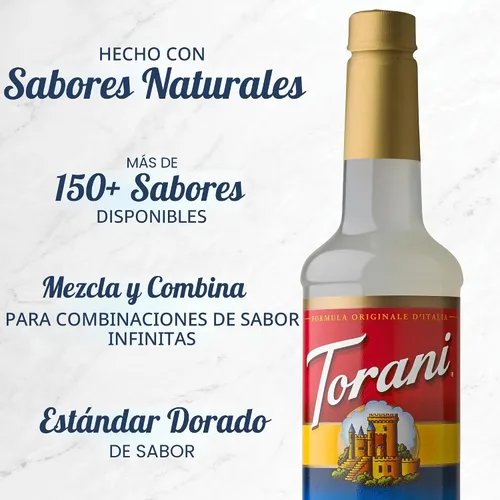 Vista 6 de Torani Jarabe, vainilla francesa, 25.4 onzas (paquete de 4)