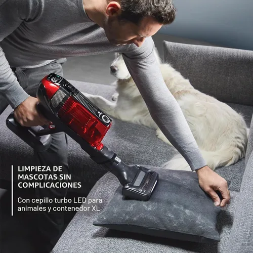 Vista 6 de Rowenta, Aspiradora inalámbrica, aspiradora X-Force Flex 12.60, contenedor de polvo XL de 30.4 onzas, tecnología Flex, detección automática de piso