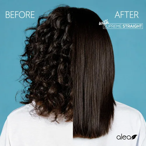 Vista 6 de ALEA - Supreme Straight Kit - Crema alisadora de 5.4 fl oz + champú sin sulfato de 3.4 fl oz + máscara de 3.4 fl oz + elixir de 0.5 fl oz - Alisado
