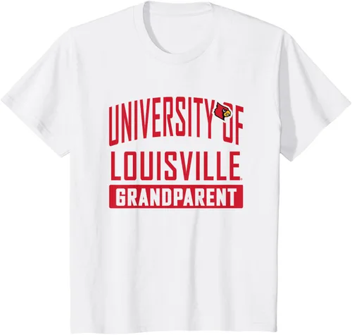 Vista 4 de Louisville Cardinals Grandparent University Camiseta, Negro