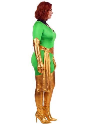 Vista 3 de Disfraz Plus Size Prestige Marvel X-Men Jean Grey Phoenix para Mujer Multicolor