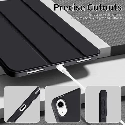 Vista 5 de ProtUTab Funda para iPad de 10ª generación, funda de activación y suspensión automática para iPad de 10ª generación, funda delgada con soporte