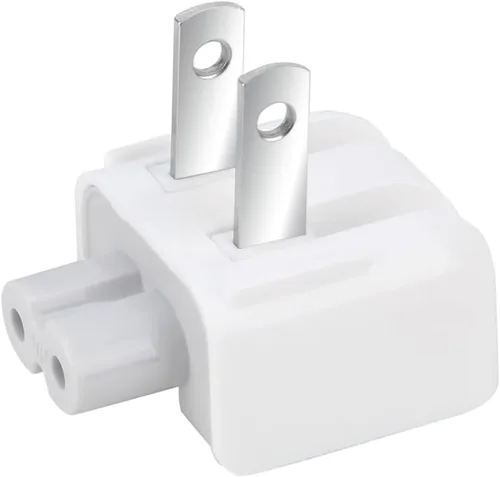 Vista 3 de Adaptador de pared para Mac, cable de carga Duckhead de EE. UU., cabezal de pato estándar para MacBook, iBook, iPhone, iPod adaptador de corriente