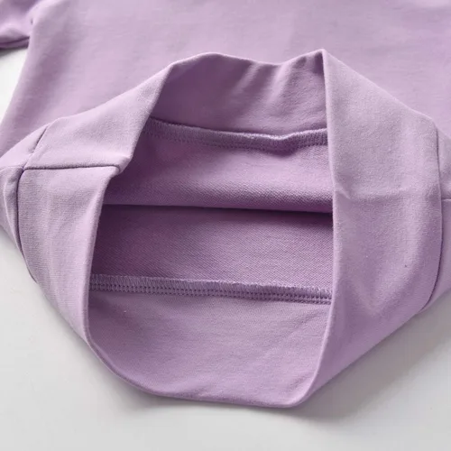 Vista 5 de Eghunooy Conjunto de sudadera con capucha floral de manga larga para bebé niña con bolsillo y diadema