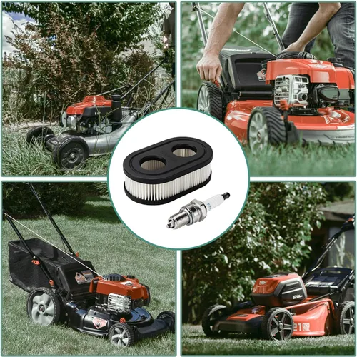 Vista 6 de 593260 Bujía de filtro de aire compatible con Troy-Bilt TB110 TB115 TB200 TB230 TB330 TB370 Filtro de aire para cortacésped 798452 334404、4247 5432K