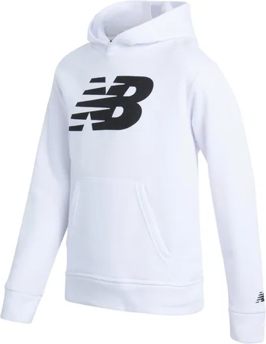 Vista 3 de New Balance Conjunto deportivo para niños, camiseta de manga corta de 3 piezas, sudadera de forro polar con capucha y pantalones deportivos (8-12)