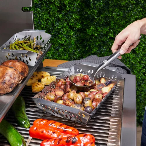 Vista 4 de ZWILLING Cuchara para barbacoa + de 16.5 pulgadas, accesorios para barbacoa, cuchara de cocina de metal de acero inoxidable, apta para lavavajillas
