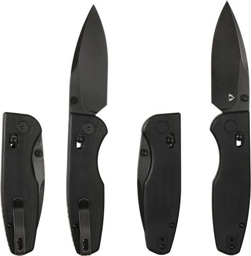 Vista 5 de CMBMADEKNIVES CMB Predator CMB-08 con mango G10, hoja de acero 14C28N, cuchillo táctico plegable de bolsillo para supervivencia, camping