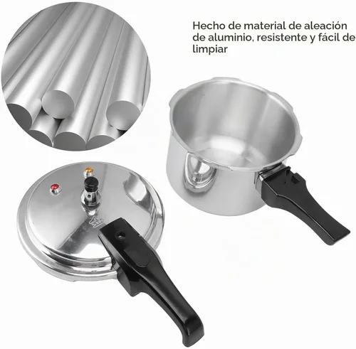 Vista 8 de Olla a presión, adecuada para cocinar frijoles, carnes, verduras, sopas y más, golosinas de cocina, conveniente y práctico