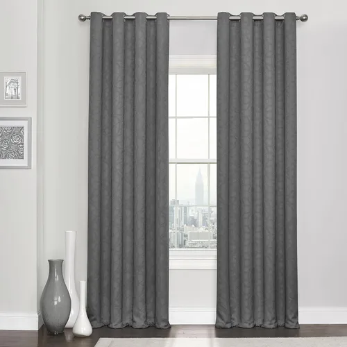 Vista 7 de Eclipse Kingston - Cortinas opacas para dormitorio, 52 x 63 pulgadas, oscurecimiento con aislamiento, panel individual con ojales en la parte