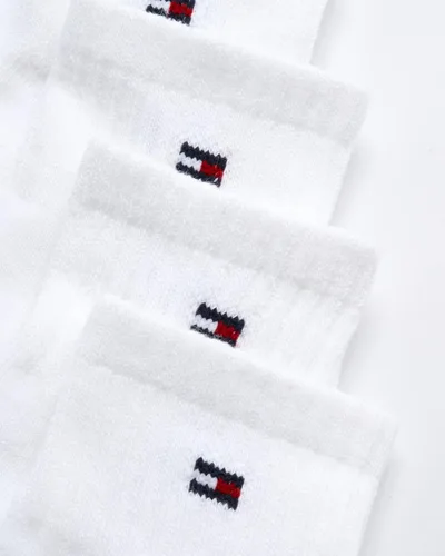Vista 4 de Tommy Hilfiger Calcetines tobilleros acolchados de corte de cuarto para hombre (paquete de 12)
