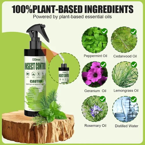 Vista 3 de Spray de aceite de menta natural para roedores e insectos, uso
