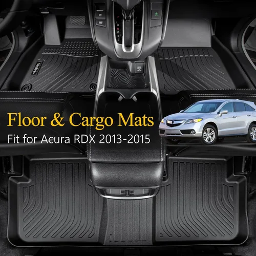 Vista 43 de Tapetes de piso para todo clima y forro de carga con respaldo para Chevrolet Suburban de 7 asientos 2021-2025 / GMC Yukon XL de 7 asientos