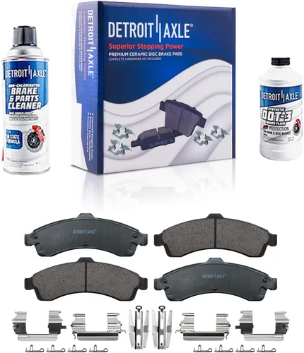 Vista 20 de Detroit Axle - Pastillas de Freno Traseras de Cerámica Izquierda Reemplazo de Pinza para Silverado Sierra Suburban 1500 Tahoe Yukon Escalade ESV EXT