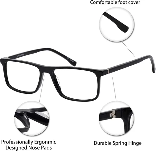 Vista 5 de OCCI CHIARI TR90 - Gafas de sol para hombre diseño rectangular y ligero