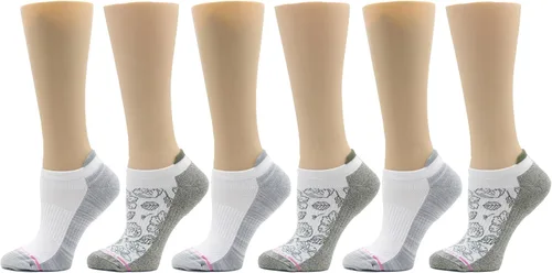 Vista 28 de Dr. Motion calcetines de compresión de corte bajo para mujer, 2 piezas