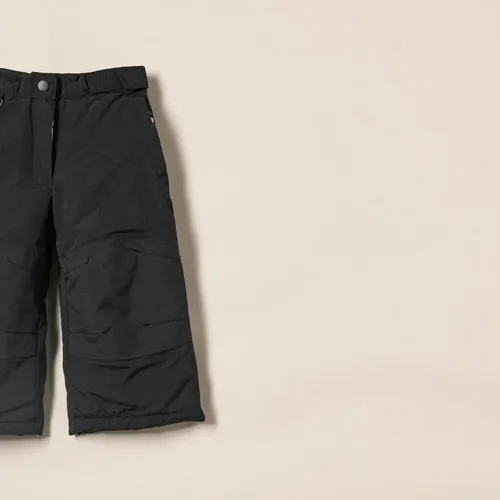 Vista 2 de Amazon Essentials Pantalones de esquí y nieve resistentes al agua para niñas Negro