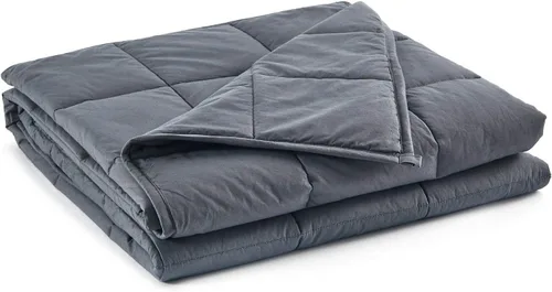 Vista 14 de TONGDADA Manta con peso para niños, 40 x 60 pulgadas, 10 libras, para niños de entre 80 y 125 libras, material de algodón de primera calidad