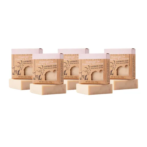 Vista 20 de Legend's Creek Farm Goat Milk Soap - Jabón hidratante limpiador para manos y cuerpo, jabón natural de 5 onzas para piel sensible, hecho a mano