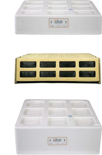 Vista 4 de Filter-Monster - Paquete de filtros de aire de repuesto, juego de 3 filtros, 2 unidades, compatible con purificador de aire IQAir HealthPro Series