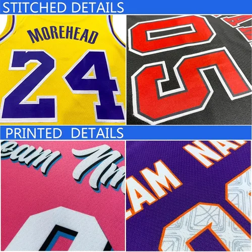 Vista 4 de Camiseta de baloncesto personalizada para hombre y joven, impresa o cosida, ropa deportiva deportiva deportiva personalizada con nombre y número