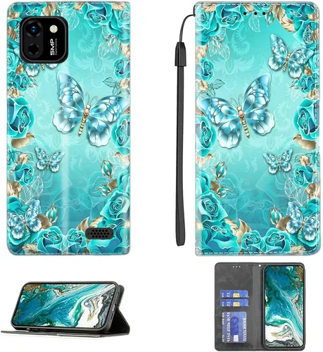 Vista 439 de jioeuinly ATT Motivate 2 - Funda compatible con ATT Motivate 2, funda con soporte abatible y cierre magnético DJS