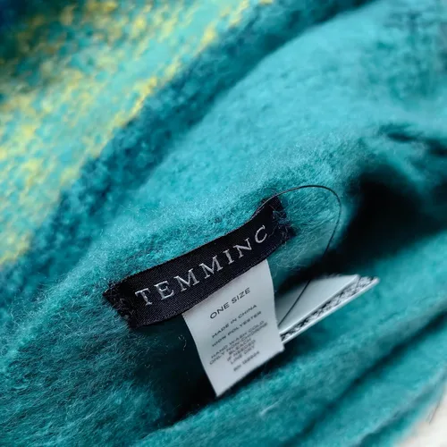 Vista 21 de Bufanda cálida para mujer, colorida y suave, cómoda, elegante chal de pashmina para clima frío, bufanda larga de moda, borla de coleta