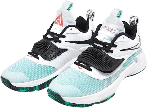 Vista 2 de Nike Tenis de baloncesto Freak 3 (GS) para niños, NegroBlanco-Negro