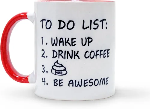 Vista 8 de STORE INDYA Taza de cerámica con diseño impreso para papá más impresionante del mundo – Taza de té y café – Para padre