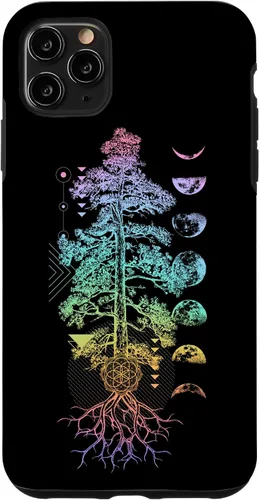 Vista 13 de Tree of Life Phases of The Moon Yoga Chakra Gift Case for iPhone 17