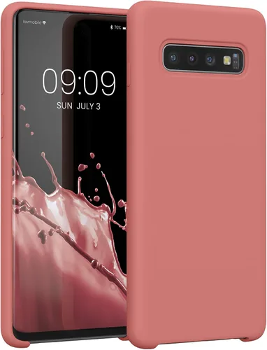 Vista 320 de kwmobile Funda compatible con Samsung Galaxy S9 - Funda de silicona TPU con acabado suave - Blue Reef