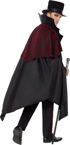 Vista 2 de Spirit Halloween Disfraz de vampiro para adultos La colección Signature Cosplay de Drácula Halloween clásico Cosplay