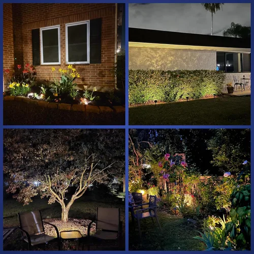 Vista 6 de NYMPHY Luces solares para exteriores, impermeables, IP68, 56 LED, 3 modos de iluminación, funciona con energía solar, para jardín, patio, luces